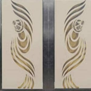 cnc line curl jali svg/dxf file