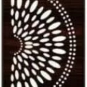 cnc oval shape jali svg/dxf file