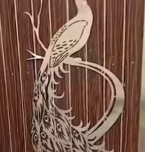 cnc peacock jali svg/dxf file