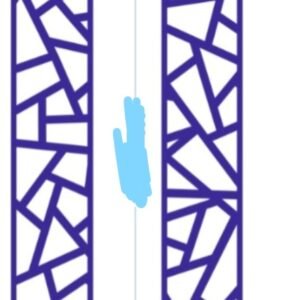 cnc triangle svg/dxf file