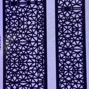 cnc triangle jali svg/dxf file