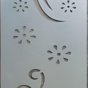 Cnc Curl Flower Jali Design svg/dxf file