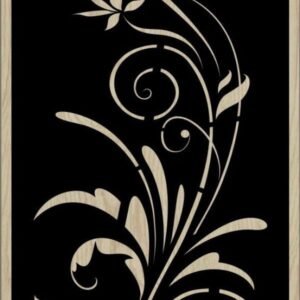 cnc Flower Stencil pattern Design svg/dxf file