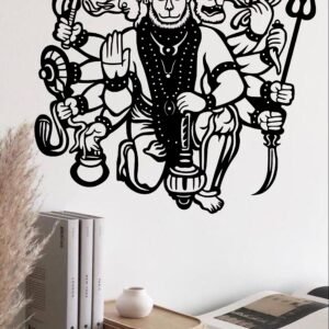 cnc 2d Panjamukhi Hanuman wall art / dxf file