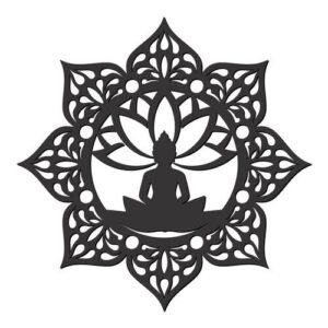 Cnc Buddha Wall Art dxf/svg file