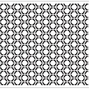 Cnc Hexagon Grill Jali Design dxf/svg file