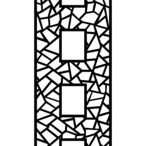 Cnc Stone Shape Jali Design dxf/svg file