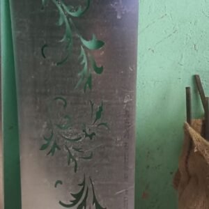 Cnc Curl With Flower dxf/svg file