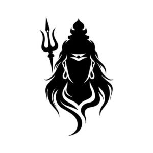 Cnc Shiva Wall Art dxf/svg file