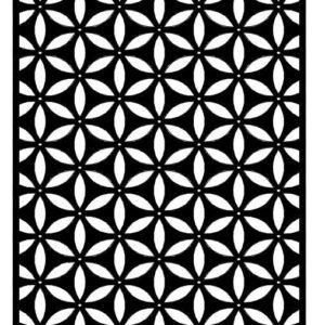 Cnc Flower Cut Jali Design dxf/svg file