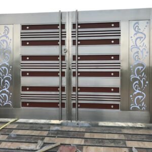 Cnc Curl Jali Entrance Gate Design dxf/svg file