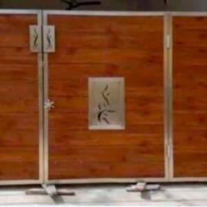 Cnc Curly Plant Entrance Gate Design dxf/svg file