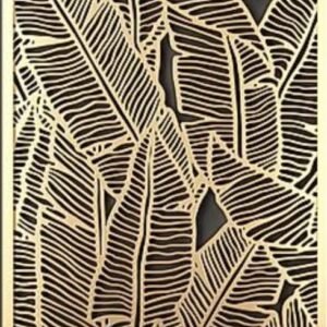 cnc leaf partition jali svg/dxf file