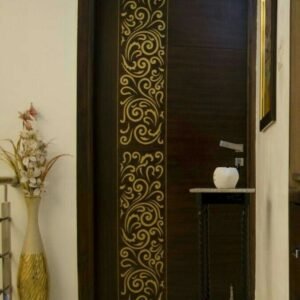 Main Door Curl Design Jail svg/dxf file