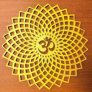 Cnc Om circle Chakra Design dxf/svg file