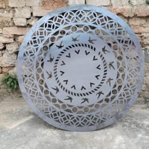 Cnc Round Bird Chakra Design dxf/svg file