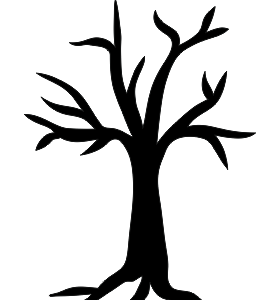 Cnc Tree Design dxf/svg file