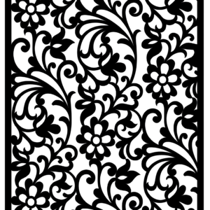 Cnc Flower Pattern Jali svg/dxf file