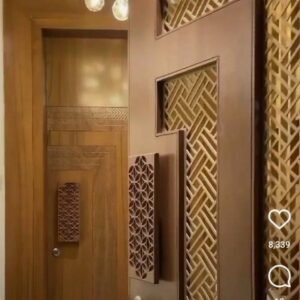 Cnc Square main Door Jali Design dxf/svg file