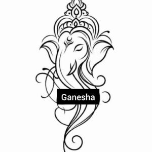 cnc ganesha wall art svg/dxf file