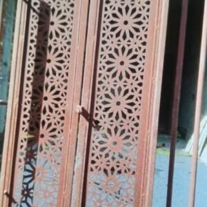 cnc hexagon with triangle jali svg/dxf file