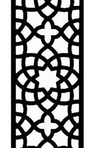 cnc flower floral jali svg/dxf file