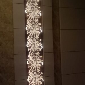 cnc lotus curl jali svg/dxf file