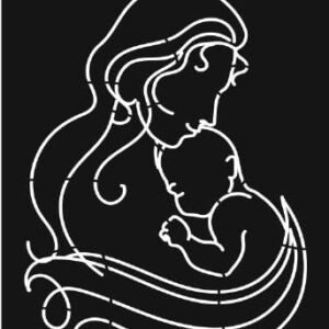 cnc mother and child svg/dxf file