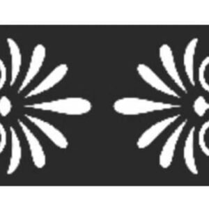 cnc curl with round jali svg/dxf file