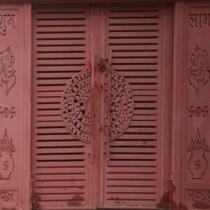 cnc curl with ganpati jali svg/dxf file