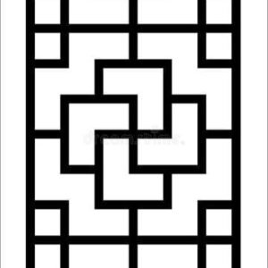 cnc square jali svg/dxf file