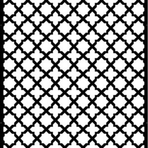 cnc double square floral jali svg/dxf file