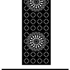 cnc Flower with Chakra and Square Cut Design svg/dxf file