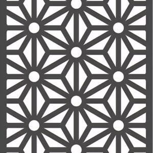 cnc Star Flower Jali Design svg/dxf file