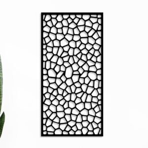 cnc Random Stone Door Grill Design svg/dxf file