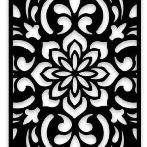 Flover Partition Door Jali svg/dxf file