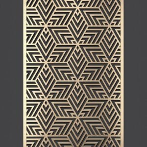 cnc Star Cut Jali Design svg/dxf file