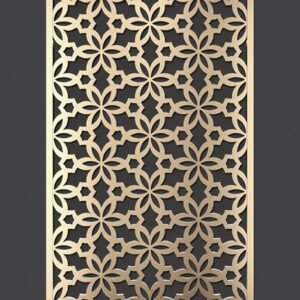 cnc Flower Style Jali Design svg/dxf file
