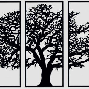 Cnc Tree with Branch Wall Art Design svg/dxf file