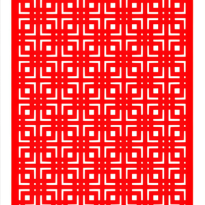 cnc Square Cut Decorative Grill Design svg/dxf file