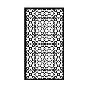 cnc Flower Strips Cut Jali Design svg/dxf file