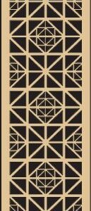 cnc Square Partition for gate dxf/svg design