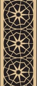 cnc hexagone star for gate dxf/svg design