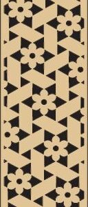 cnc cFlower square dxf/svg design