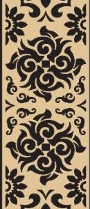 cnc Curl partition dxf/svg design