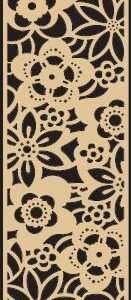 cnc curl Flower jali dxf/svg design