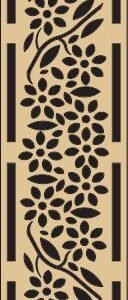 cnc curl flower jali dxf/svg design