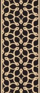 cnc curl flower jali dxf/svg design