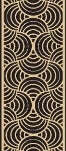 cnc half circle partition dxf/svg design