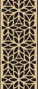 cnc curl flower jali dxf/svg design